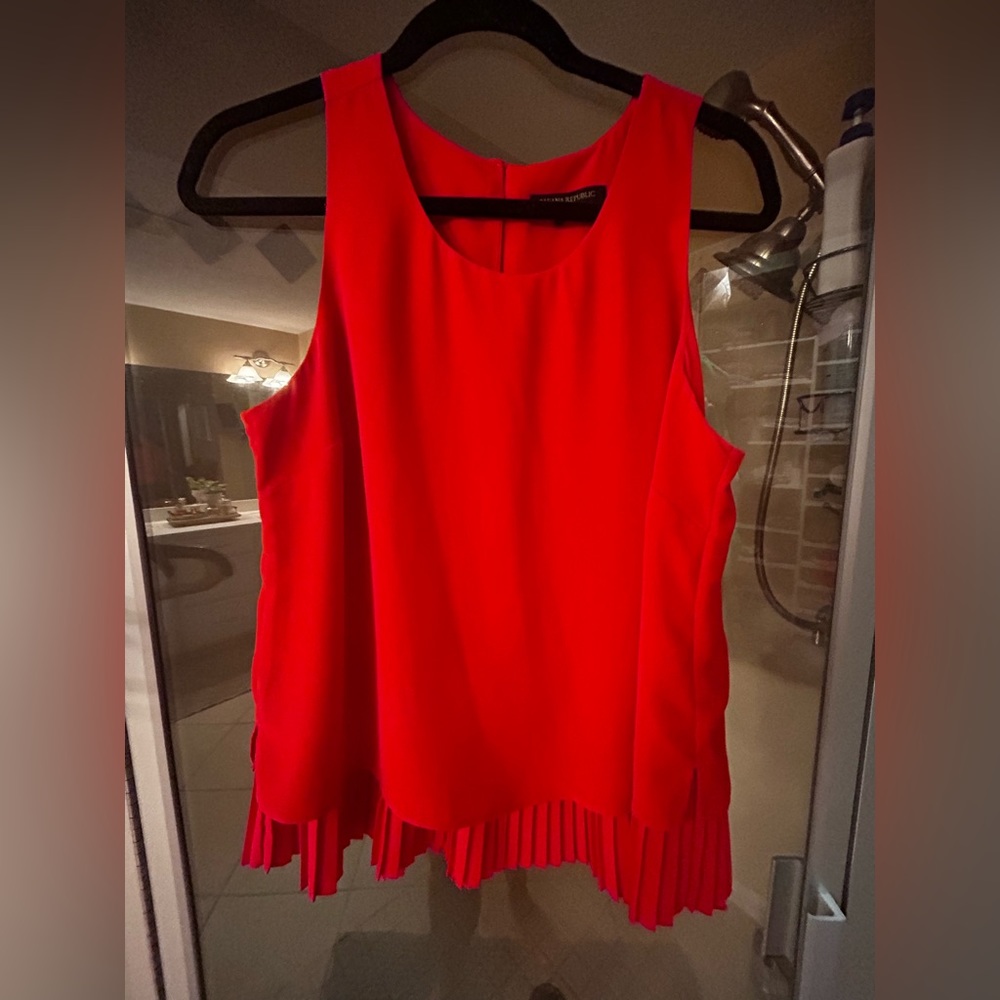 orange banana republic tank top